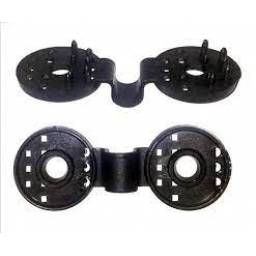 BROCHE MALLA SOMBRA NEGRO
