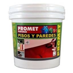 PINTURA PISOS Y PAREDES ROJO COLONIAL 3,6 LT,(6104