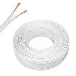 CABLE GEMELO BLANCO 2X2MM