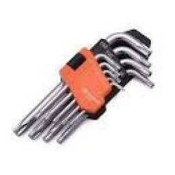 JUEGO LLAVE TORX 9 PIEZAS CORTAS