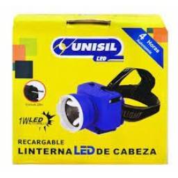 LINTERNA MINERO LED RECARGABLE 1W