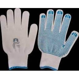 GUANTES DE ALGODON CON PUNTOS PVC