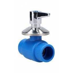 LLAVE PASO CORTA TERMOFUSION AZUL 20MM X 1/2"K50