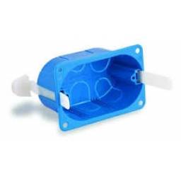 CAJA PLASTICA P/YESO OVALADA AZUL