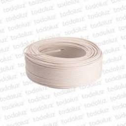 Recogecables H&T blanco de 15 mm 3 m