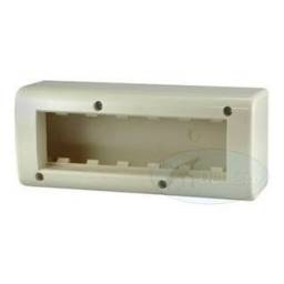 CAJA EXTERIOR 6 MODULOS IP40 AVE MARFIL