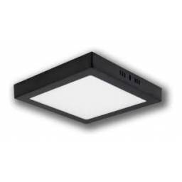 PLAFON LED CUADRADO 18W 3000/6000K NEGRO