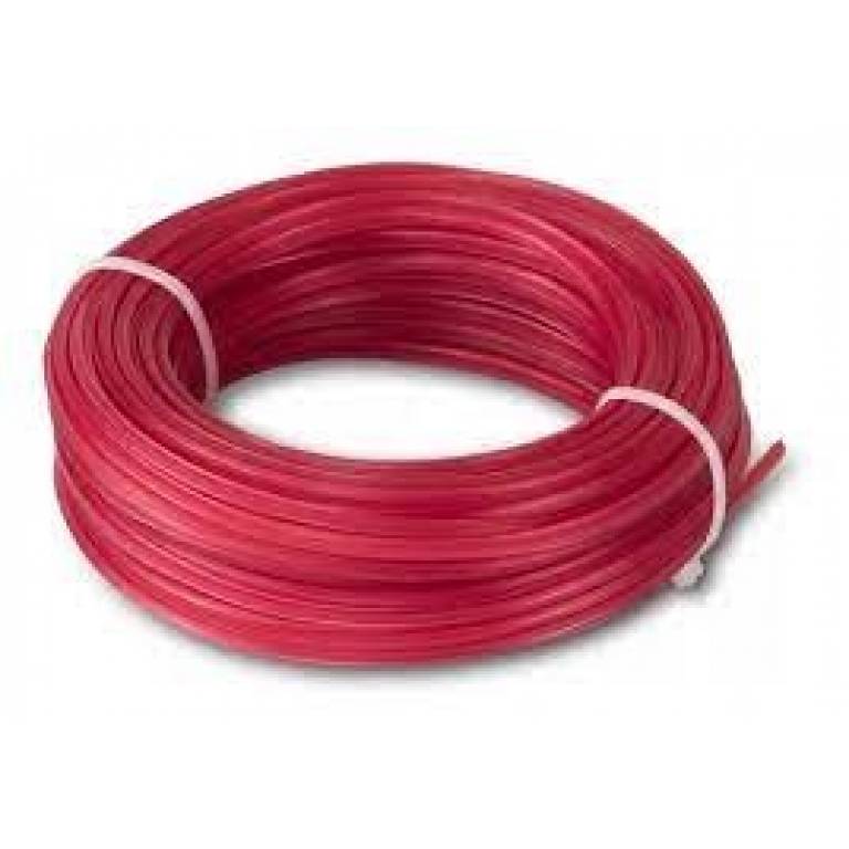 TANZA BORDEADORA ROJA 2,4MM 