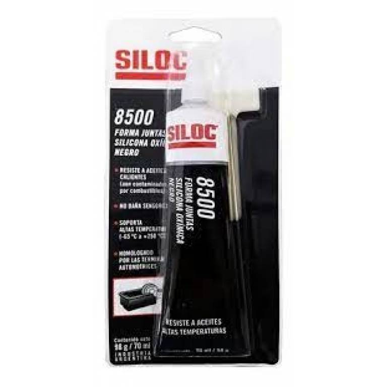 SILICONA OXIMICA NEGRO 98 G, ALTA TEMP, BLISTER