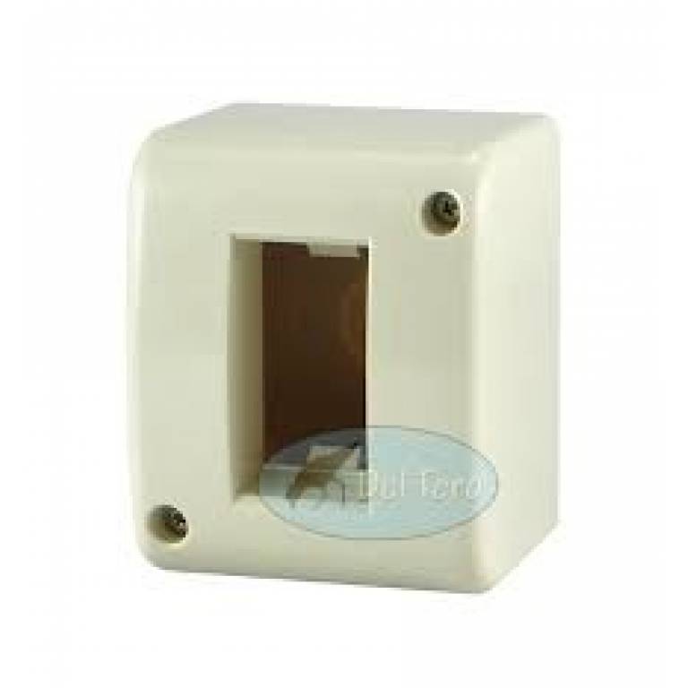 CAJA EXTERIOR 1 MODULO IP40 AVE MARFIL