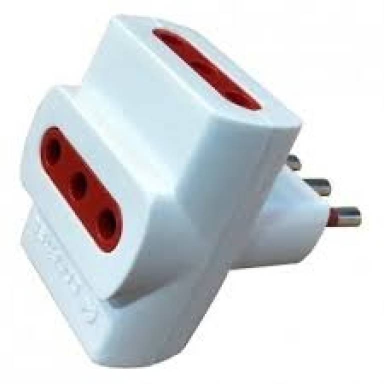 ADAPTADOR MULTIPLE 3 EN LINEA 711000