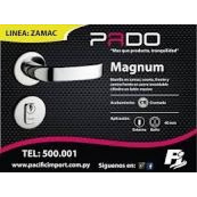 CERRADURA ZAMAC 460-46E CMANIJA CROMADANEGRA