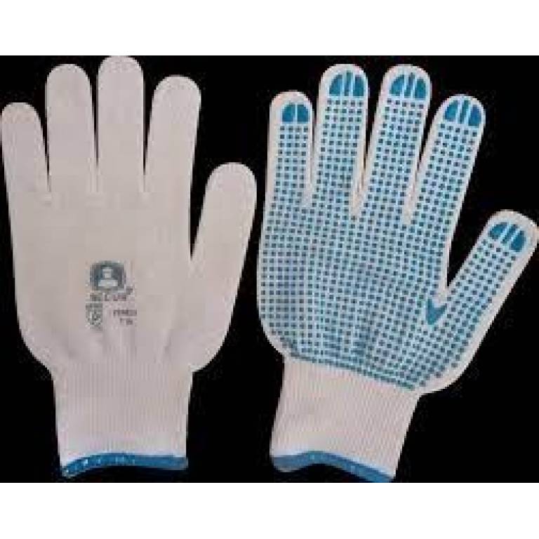 GUANTES DE ALGODON CON PUNTOS PVC