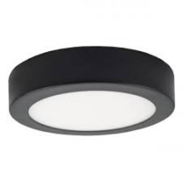 PLAFON LED REDONDO 30006000K NEGRO