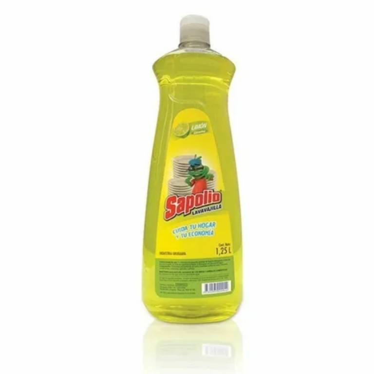 DETERGENTE LAVAVAJILLAS LIMON 1.25 LTS.